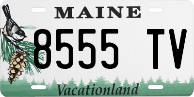 ME license plate 8555TV
