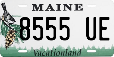ME license plate 8555UE