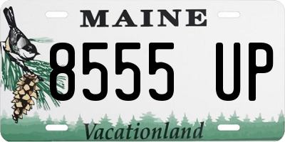 ME license plate 8555UP