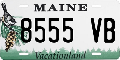 ME license plate 8555VB