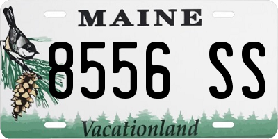 ME license plate 8556SS