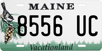 ME license plate 8556UC