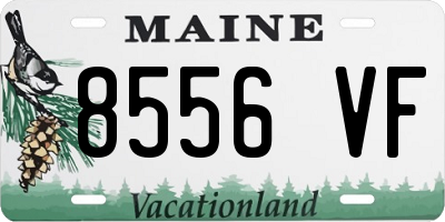 ME license plate 8556VF