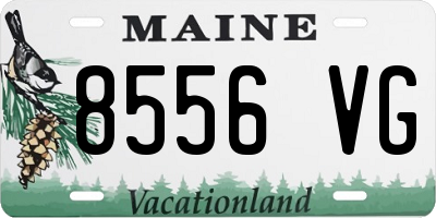 ME license plate 8556VG