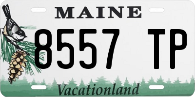 ME license plate 8557TP