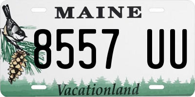 ME license plate 8557UU