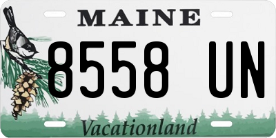 ME license plate 8558UN