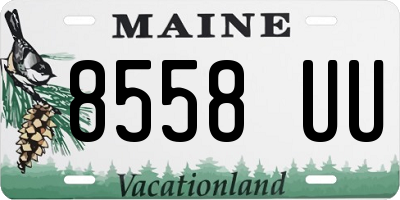 ME license plate 8558UU