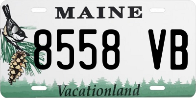 ME license plate 8558VB