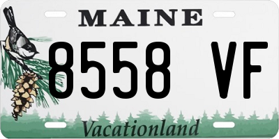 ME license plate 8558VF