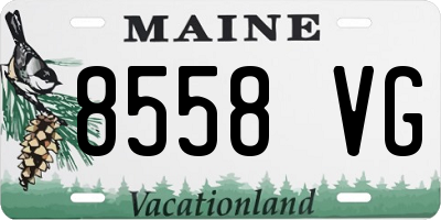 ME license plate 8558VG