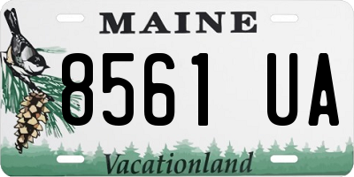 ME license plate 8561UA