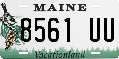 ME license plate 8561UU