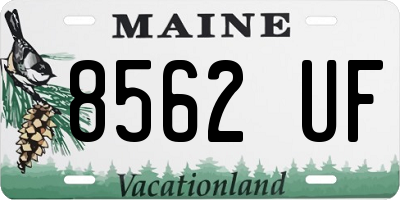 ME license plate 8562UF