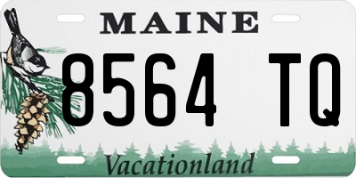 ME license plate 8564TQ