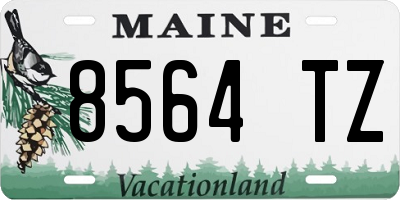 ME license plate 8564TZ