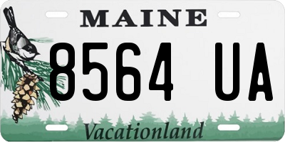 ME license plate 8564UA