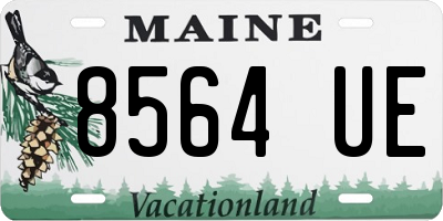 ME license plate 8564UE
