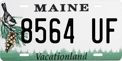 ME license plate 8564UF