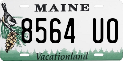 ME license plate 8564UO