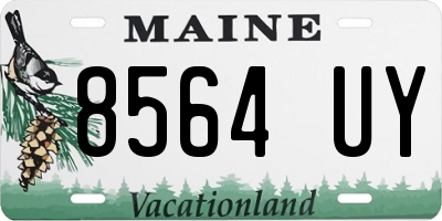 ME license plate 8564UY