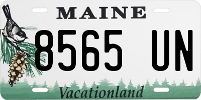 ME license plate 8565UN