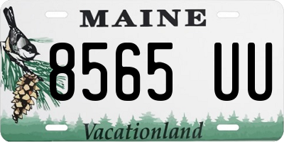 ME license plate 8565UU