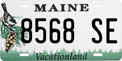 ME license plate 8568SE