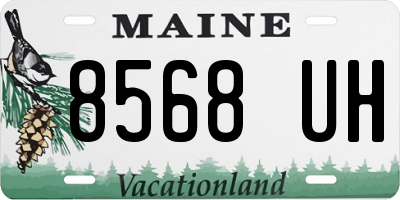 ME license plate 8568UH