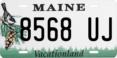 ME license plate 8568UJ