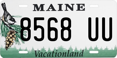 ME license plate 8568UU