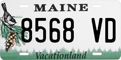 ME license plate 8568VD
