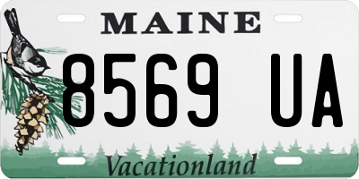 ME license plate 8569UA