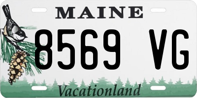 ME license plate 8569VG