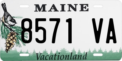 ME license plate 8571VA