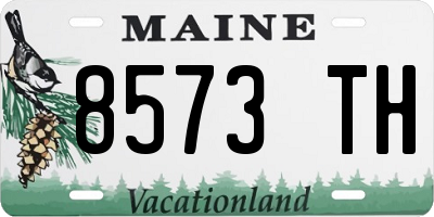 ME license plate 8573TH