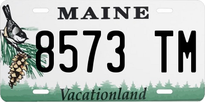 ME license plate 8573TM