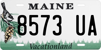 ME license plate 8573UA