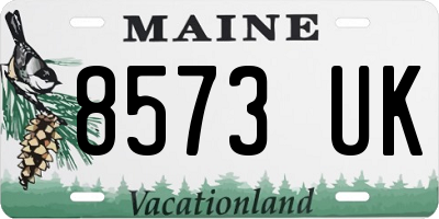 ME license plate 8573UK