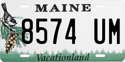 ME license plate 8574UM