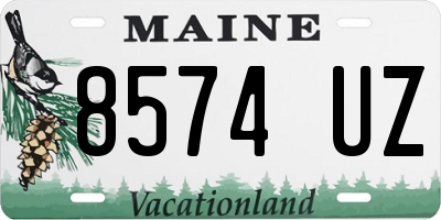 ME license plate 8574UZ