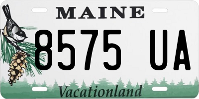 ME license plate 8575UA