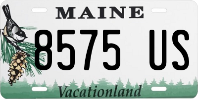 ME license plate 8575US