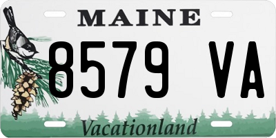 ME license plate 8579VA
