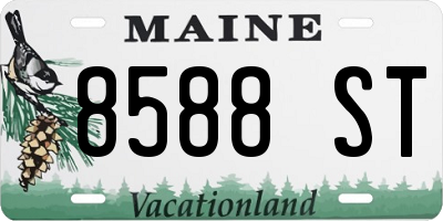 ME license plate 8588ST