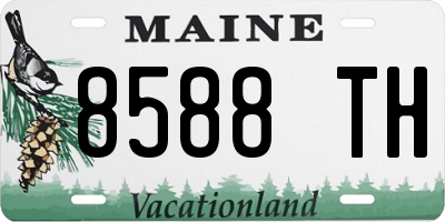ME license plate 8588TH