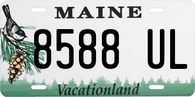 ME license plate 8588UL