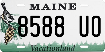 ME license plate 8588UO