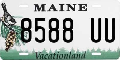 ME license plate 8588UU