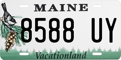 ME license plate 8588UY